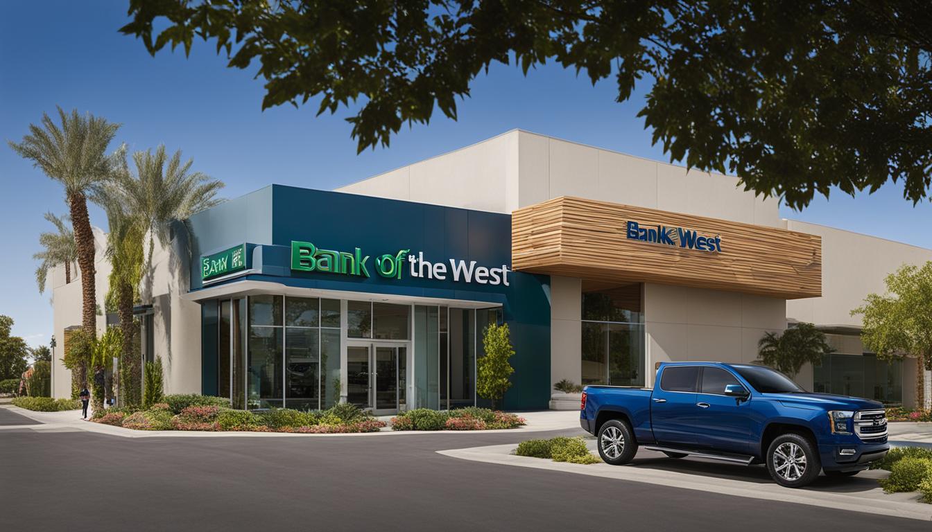 Bank of the West account for car loan
